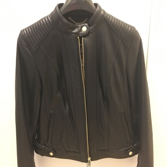 Cole Haan Leather jacket - Picture 1 of 3